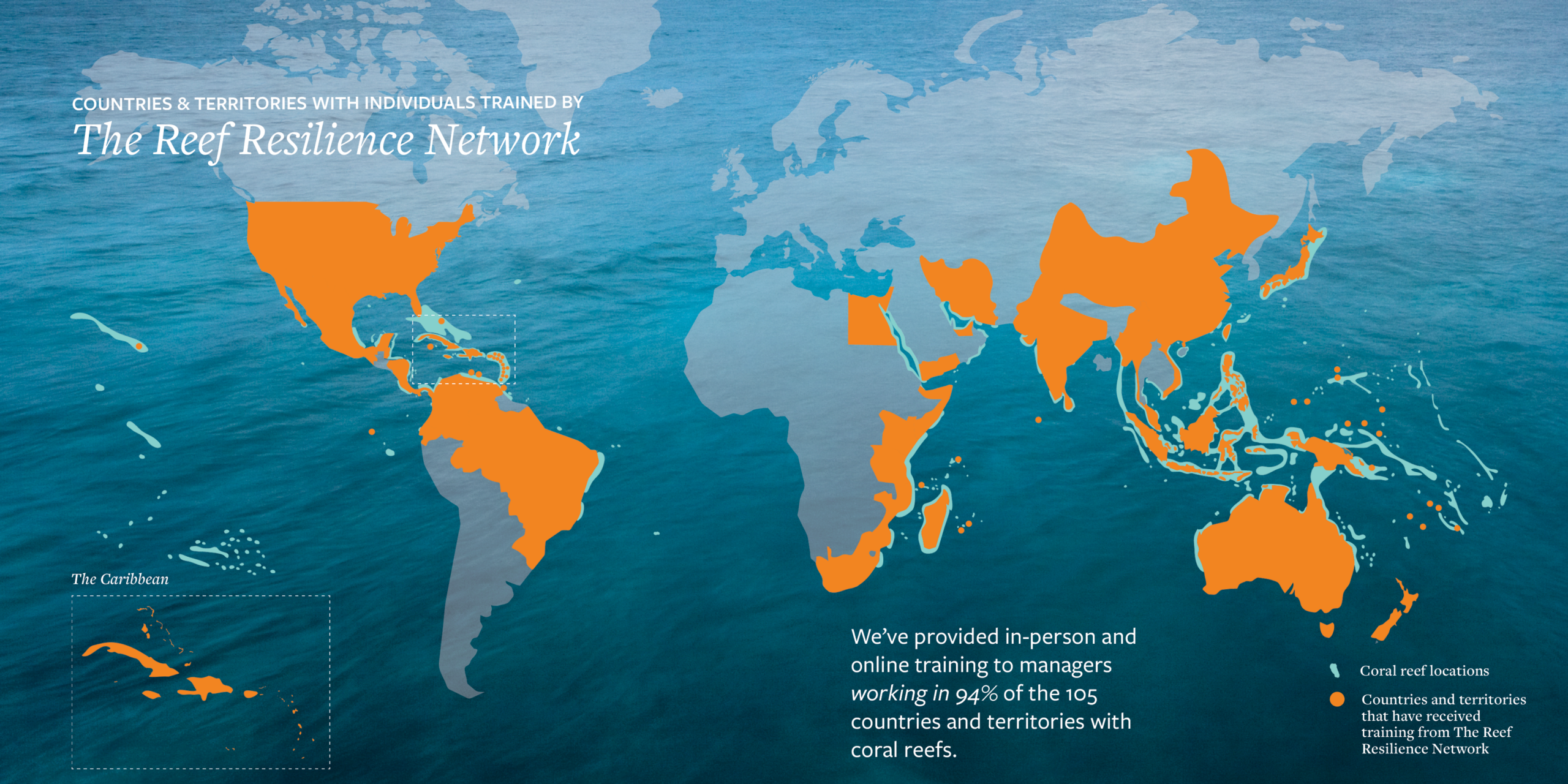Map of RRN's training reach
